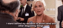 Salad I Stand By My Decision GIF - Salad I Stand By My Decision Lunch GIFs