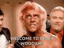 Welcome To Fedex Woah GIF - Welcome To Fedex Woah Ric Flair GIFs