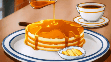 Desayunamos? GIF - Pancakes Syrup Animated GIFs