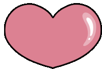 Love Heart Sticker - Love Heart Thank You Stickers