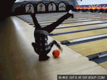Bowling Strike GIF - Bowling Strike Headspin GIFs