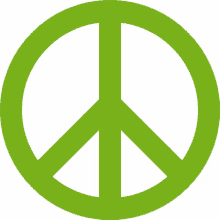 green peace sign peace sign joypixels peace peace symbol