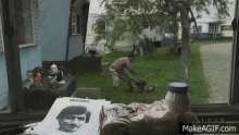 trailer park boys greasybastard randy lawnmower sweatybeachball