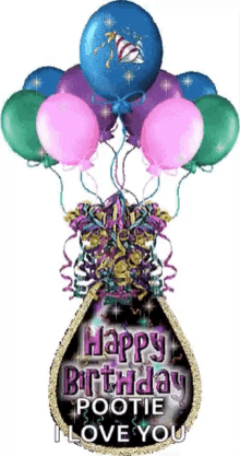 happy birthday hbd birthday balloons pootie happy birthday hbd birthday balloons pootie