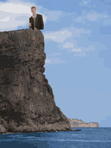 Rick Falling Off A Cliff GIF - Rick Falling Off A Cliff GIFs