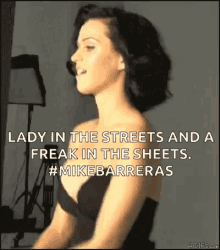 A streets lady the freak sheets in the in and Lady In