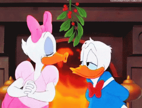 キス きす ディズニー ドナルドダック デイジーダック Gif Kiss Disney Donald Descubre Comparte Gifs