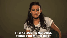 I Was Just A Natural Thing For Me To Do It Nelly Furtado GIF - I Was Just A Natural Thing For Me To Do It Nelly Furtado I Feel It In This Way GIFs