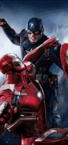 Marvel Ironman GIF - Marvel Ironman Captain America GIFs