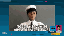Nobodys Talking About That Anymore Janelle Monae GIF - Nobodys Talking About That Anymore Janelle Monae The Imdb Show GIFs