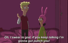 Louise Belcher Im Gonna Punch You GIF - Louise Belcher Im Gonna Punch You Bobs Burgers GIFs