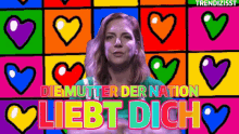 Mutter Der Nation Liebe GIF - Mutter Der Nation Liebe Herzgeste GIFs