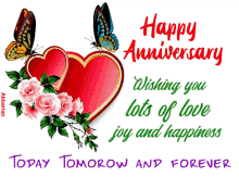 Animated Greeting Card Happy Anniversary GIF - Animated Greeting Card Happy Anniversary GIFs