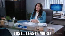Superstore Amy Sosa GIF - Superstore Amy Sosa Just Less Is More GIFs