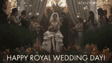 Happy Royal Wedding Day Queen GIF - Happy Royal Wedding Day Royal Queen GIFs