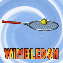 wimbledon tennis tennis racket tennis ball 3d gifs artist