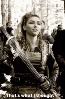 Thats What I Thought Caryanne GIF - Thats What I Thought Caryanne Vikings GIFs