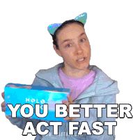 You Better Act Fast Cristine Raquel Rotenberg Sticker - You Better Act Fast Cristine Raquel Rotenberg Simply Nailogical Stickers