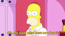 The Simpsons Homer Simpson GIF - The Simpsons Homer Simpson Oh My God What Have We Done GIFs
