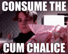 Consume The Cum Chalice Drink GIF - Consume The Cum Chalice Drink Milk GIFs