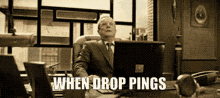 drop drop the chair ping discord annoying