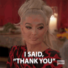 I Said Thank You Real Housewives Of Beverly Hills GIF - I Said Thank You Real Housewives Of Beverly Hills I Said Thanks GIFs