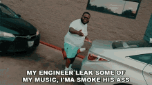 My Engineer Leak Some Of My Music Ima Smoke His Ass Bfb Da Packman GIF - My Engineer Leak Some Of My Music Ima Smoke His Ass Bfb Da Packman Made Me Mad Song GIFs
