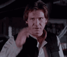hans solo salute handsome star wars