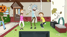 Rick And Morty Dancing GIF - Rick And Morty Dancing Party Hard GIFs