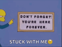 The Simpsons Mr Burns GIF - The Simpsons Mr Burns Youre Here Forever GIFs