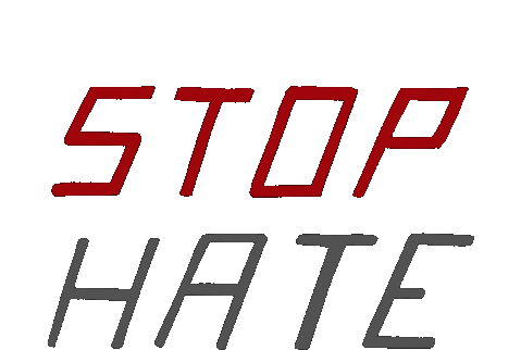 Stop Hate Stop Hatred Sticker - Stop Hate Stop Hatred Stop Hate Please Stickers