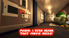 Smg4 Mario GIF - Smg4 Mario I Even Heard That Movie Sucks GIFs