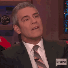 Look Down Andy Cohen GIF - Look Down Andy Cohen Watch What Happens Live GIFs