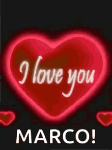 I Love You Marco Heart GIF - I Love You Marco Heart Blink GIFs