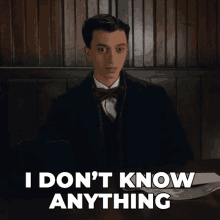I Dont Know Anything About That Sam Waters GIF - I Dont Know Anything About That Sam Waters Murdoch Mysteries GIFs