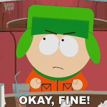 Okay Fine Kyle GIF - Okay Fine Kyle South Park GIFs
