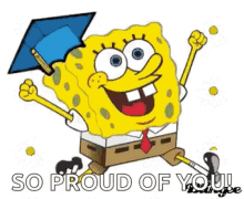 Graduation Spongebob GIF - Graduation Spongebob Excited GIFs