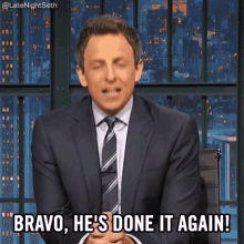 Bravo, He'S Done It Again! GIF - Bravo Applause Done It Again GIFs
