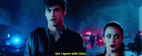 Clary Fray Agree GIF - Clary Fray Agree Wondering GIFs