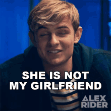 She Is Not My Girlfriend Alex Rider GIF - She Is Not My Girlfriend Alex Rider We Are Not Dating Each Other GIFs