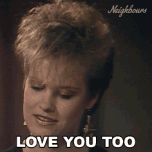 Love You Too Daphne Lawrence GIF - Love You Too Daphne Lawrence Neighbours GIFs