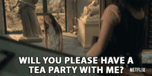 Will You Please Have A Tea Party With Me Young Nell GIF - Will You Please Have A Tea Party With Me Young Nell Haunting Of Hill House GIFs