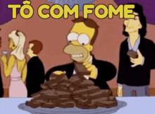 Mas Eu Tô Com Fome / Homer Simpson Comendo GIF - Homer Simpson Eating Hungry GIFs