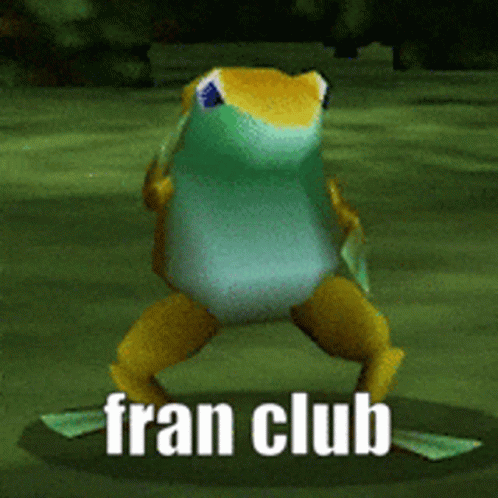 Fran Fran Club GIF - Fran Fran Club Dancing Frog - Discover & Share GIFs