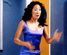 Greys Anatomy Cristina Yang GIF - Greys Anatomy Cristina Yang Im A Hot Person GIFs