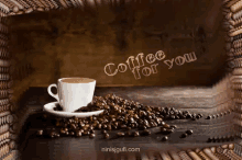 Coffee For You Cup GIF - Coffee For You Cup Coffee Lover GIFs