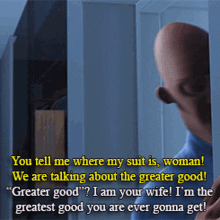 The Incredibles Frozone GIF - The Incredibles Frozone You Tell Me Where My Suit Is GIFs