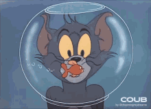 Tom And Jerry Fishbowl GIF - Tom And Jerry Tom Fishbowl GIFs