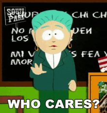 Who Cares Mayor Mcdaniels GIF - Who Cares Mayor Mcdaniels South Park GIFs