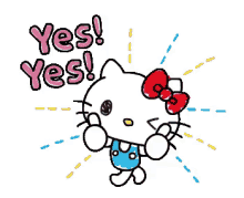 Hello Kitty Yes GIF - Hello Kitty Yes Thumbs Up GIFs